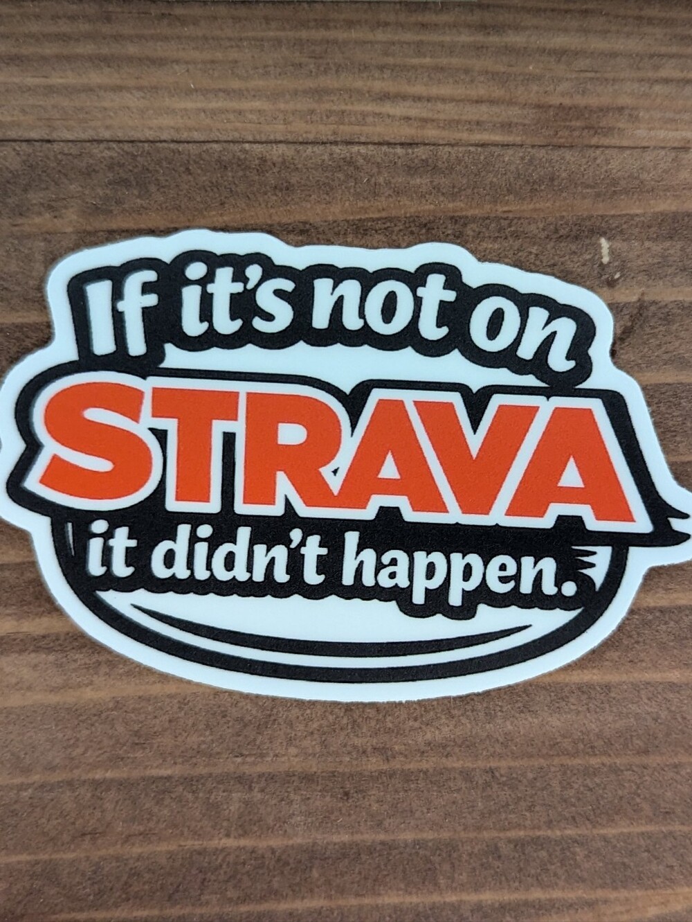 Strava sticker